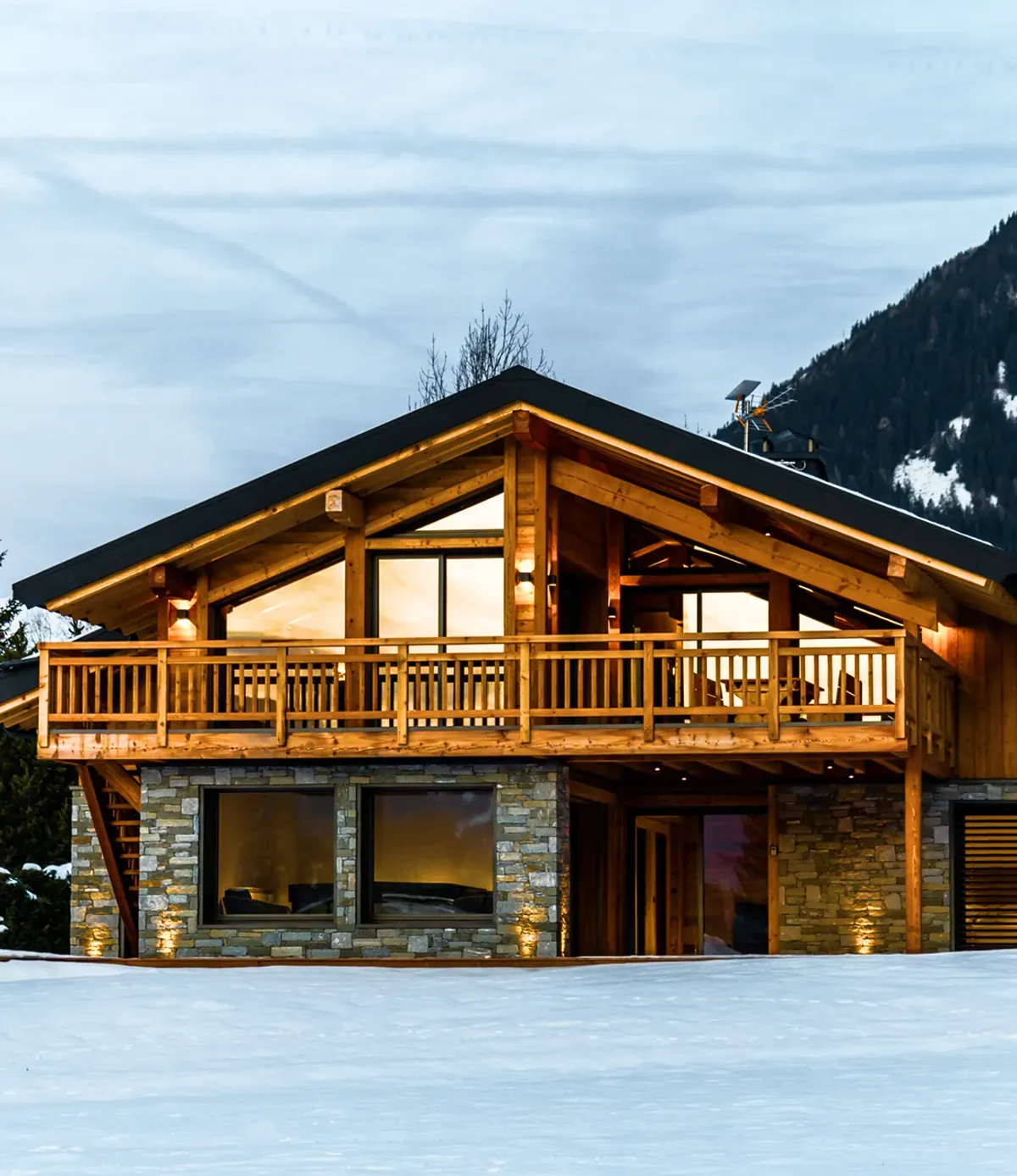 Chalet aménagé